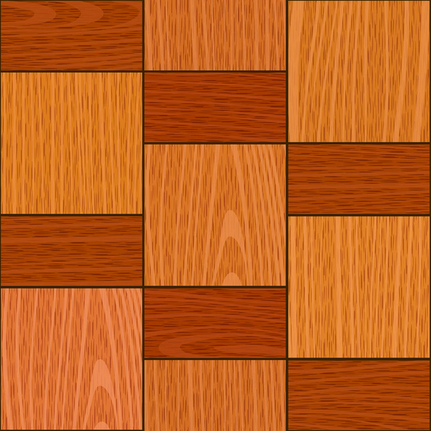 Seamless light oak square parquet panel texture - Vettoriali, immagini