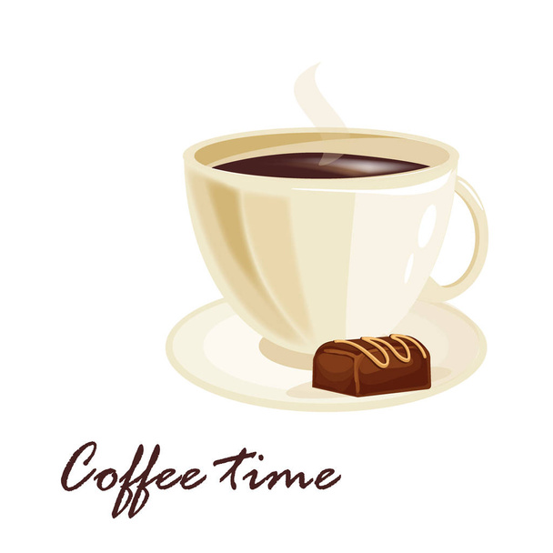 Coffee time design illustration. - Photo, Image