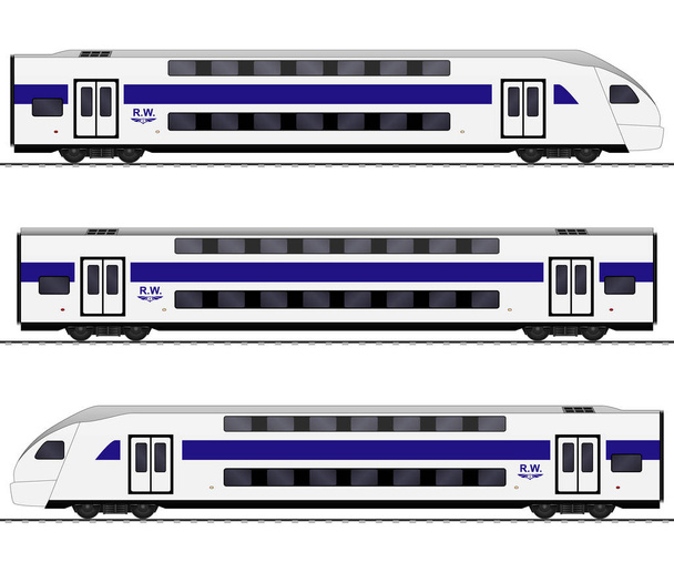  Transporte ferroviario. conjunto
 - Vector, Imagen