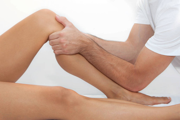 therapeutic leg massage - Photo, image