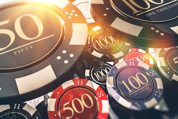 Casino Chips Concept - Photo, Image