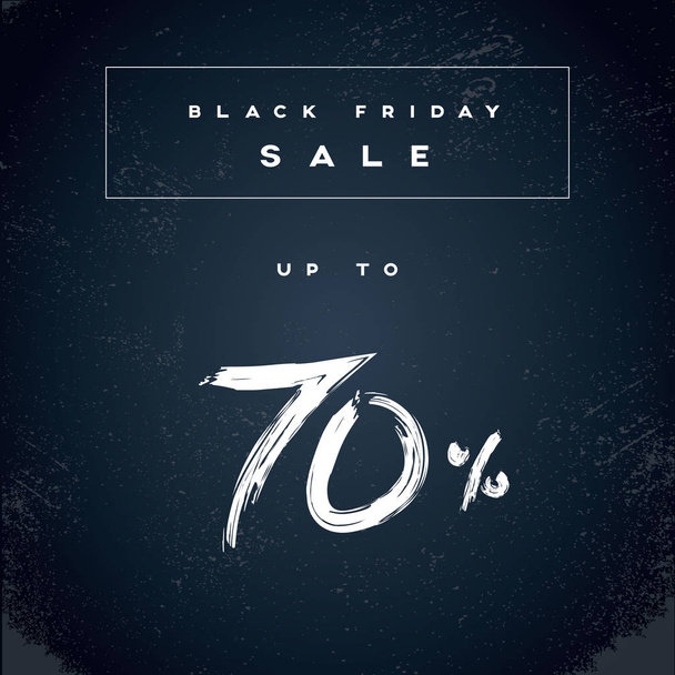 Black Friday sale banner with percentage discounts on special offers. Shopping poster vector background. - ベクター画像
