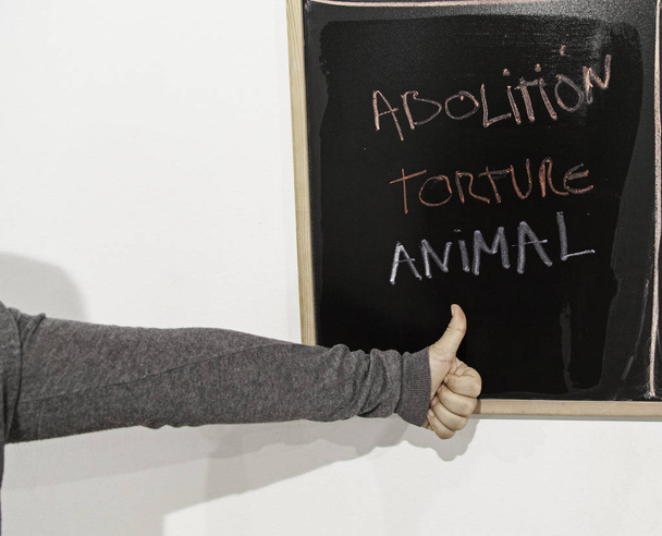 Abolir la tortura animal
 - Foto, imagen