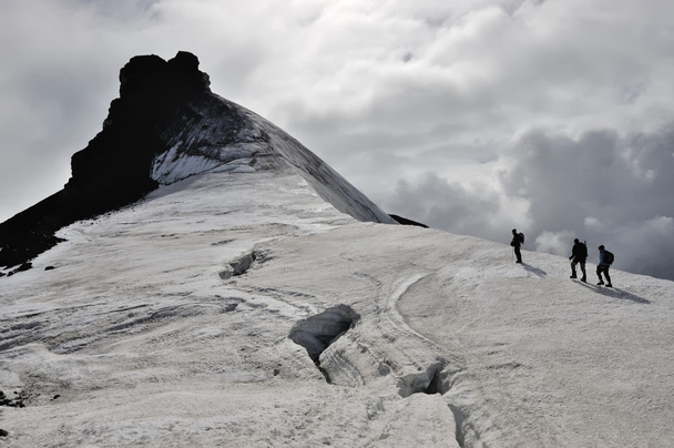 Besteigung des Vulkans Annaefellsjokull. - Foto, Bild