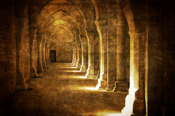 Винтажный зал арки Аббе де Фонтене
 - Фото, изображение
