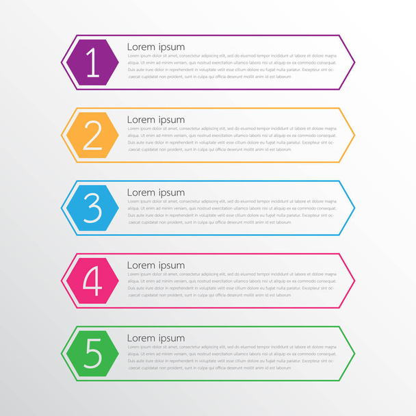 Vector infographic templates for detailed reports from the various process steps. - Vector, Image