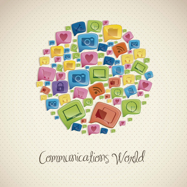 коммуникации - Вектор,изображение