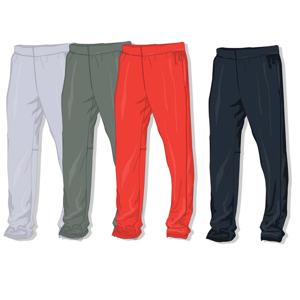 Sport trousers / pants. - Vector, Image