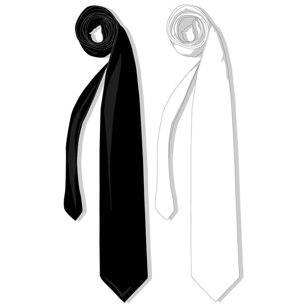 Mode-Krawattensatz. Vektor. - Vektor, Bild