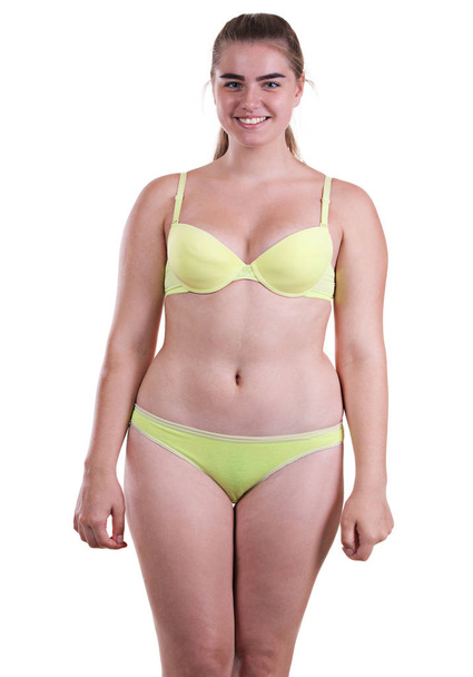 Young girl with overweight - Foto, imagen