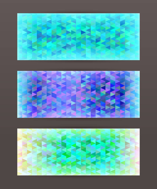 Set Diseño horizontal banner elemento fondo resplandor abstracto sh
 - Vector, imagen