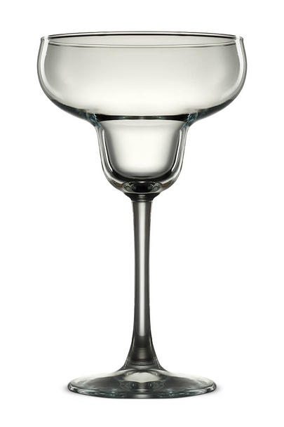 Empty margarita glass on white - Φωτογραφία, εικόνα