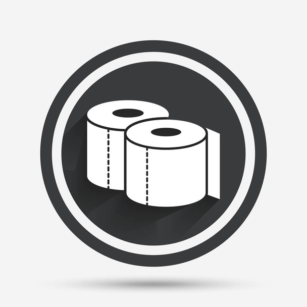 Toilet papers sign icon.  - Wektor, obraz