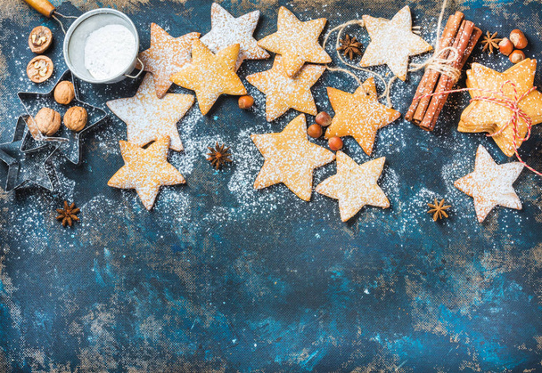 Christmas gingerbread cookies  - Φωτογραφία, εικόνα