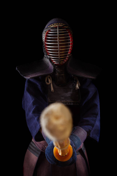 Kendo warrior in traditional dress  - Foto, imagen