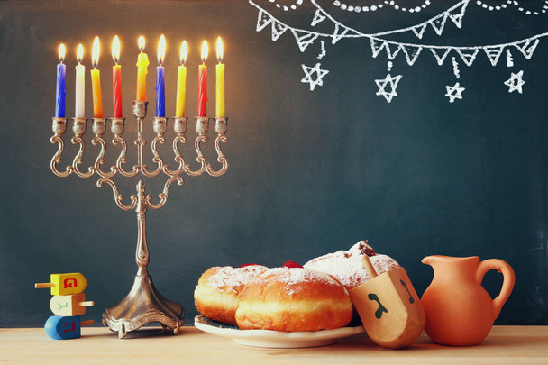 Imagen de vacaciones judías Hanukkah
 - Foto, Imagen