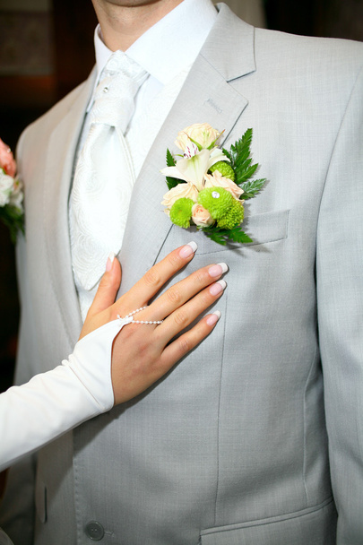 Boutonniere for jacket - Photo, Image