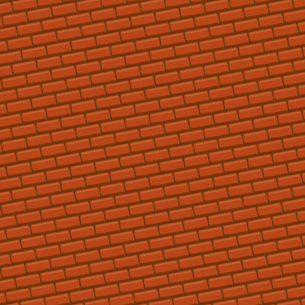 red brick wall vector background. - Vector, Image
