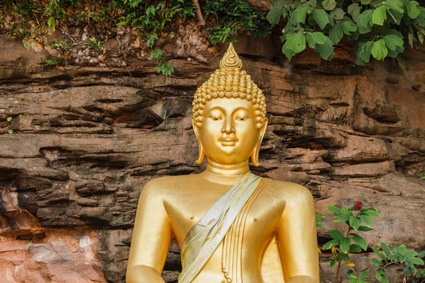 Posąg Buddy obrazu Buddy używany jako amulety Buddyzm religia - Zdjęcie, obraz