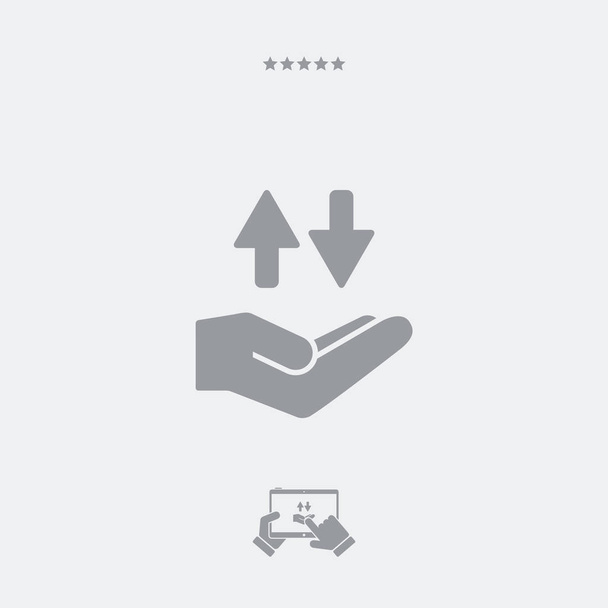 Service offer - Transfer concept - Minimal icon - Vector, Image