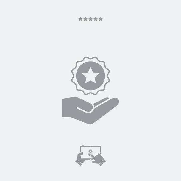 Service offer - Luxury - Minimal icon - Vector, Image