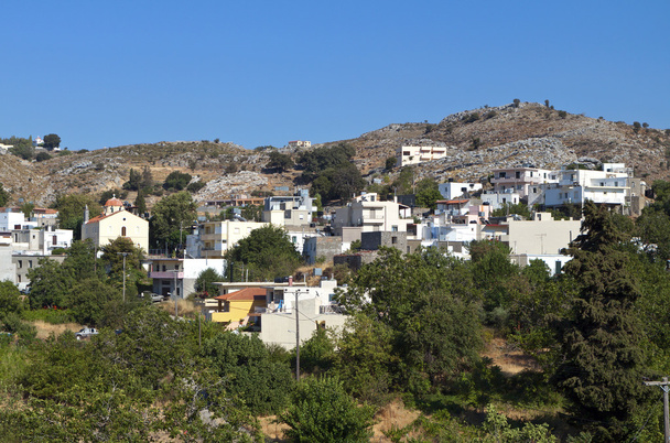 ギリシャのクレタ島で未所持の伝統的な村 - 写真・画像