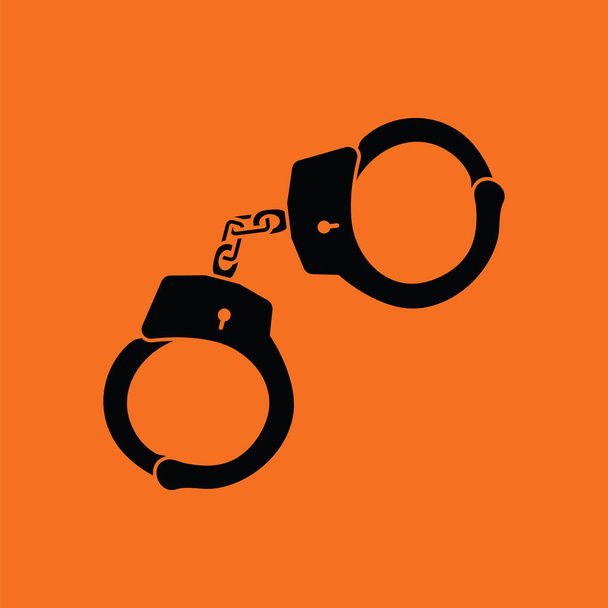 Police handcuff icon - Vector, Image