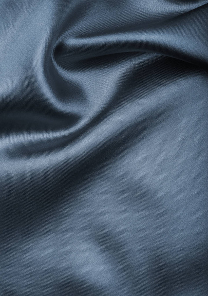 Smooth elegant dark grey silk or satin texture as abstract backg - Foto, immagini
