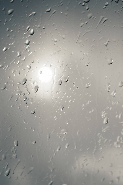  gouttes de pluie sur verre - Photo, image