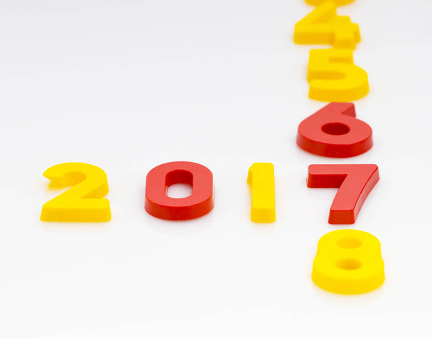 Das neue Jahr 2017 naht. Frohes neues Jahr 2017 statt 201 - Foto, Bild