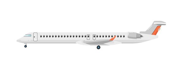 Airplane isolated on white background - Vektor, obrázek