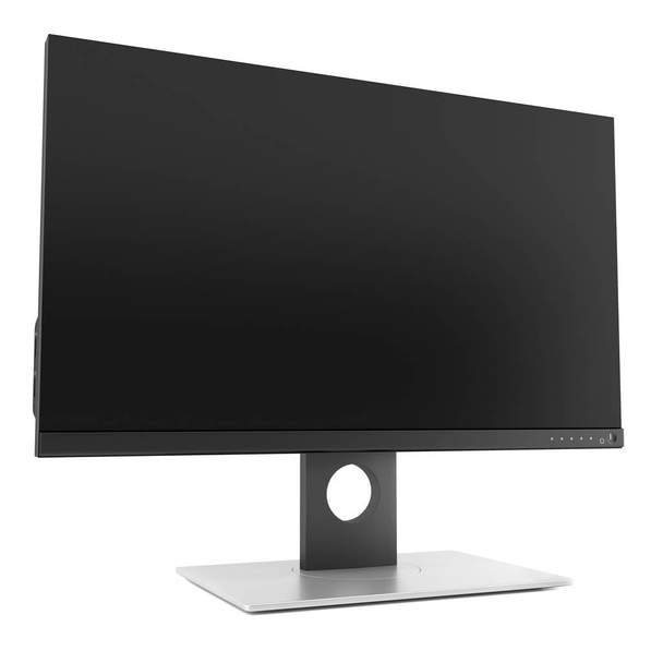 3D számítógép-monitor fehér alapon - Fotó, kép