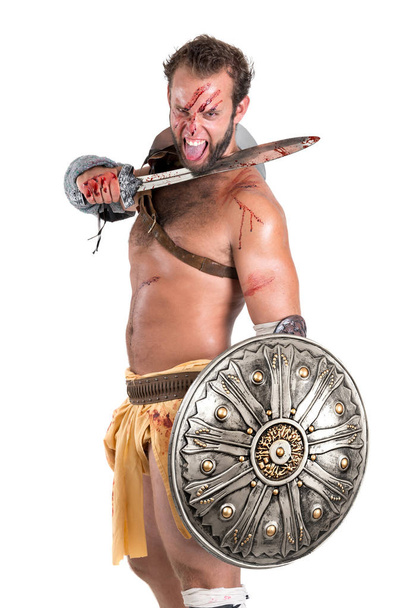Ősi Gladiátor, harcos - Fotó, kép