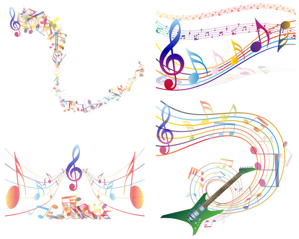 Musiques multicolores
 - Vecteur, image