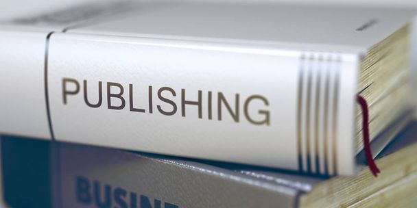 Publishing - Business Book Title. 3D. - Fotoğraf, Görsel