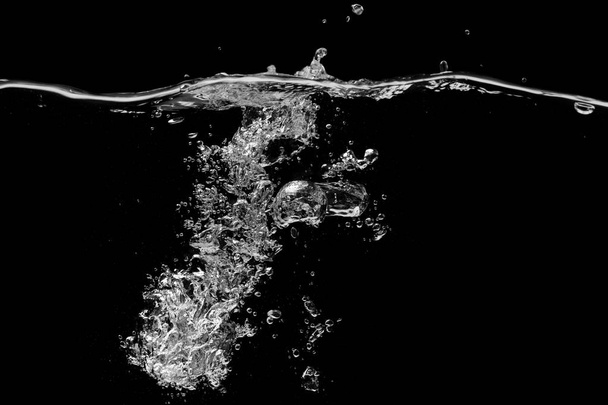 Water on a black - Foto, immagini
