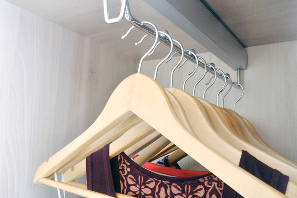 Clothes in wardrobe - Foto, Imagem