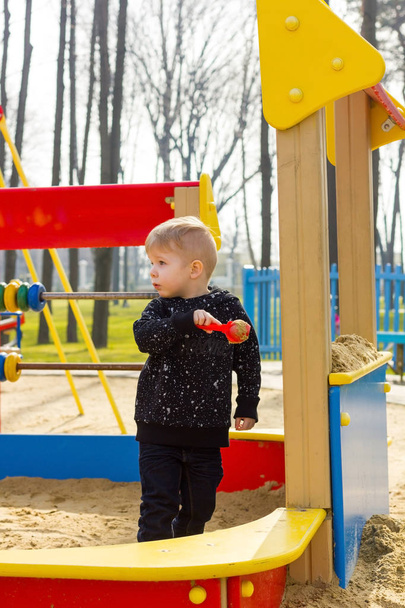 Small boy at the playground - Foto, Imagen