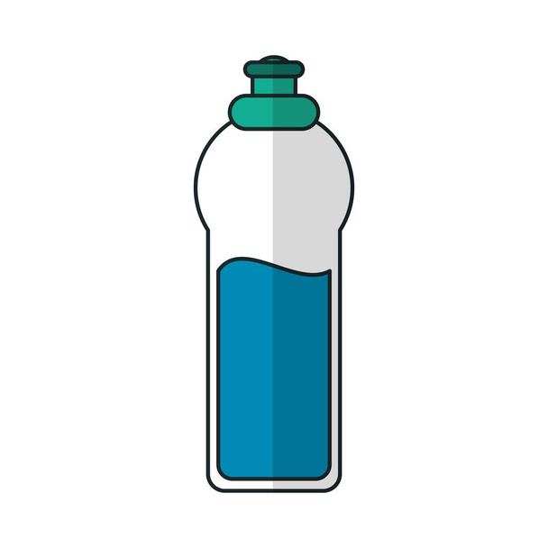 Diseño de botella de agua aislada
 - Vector, Imagen