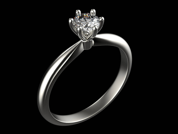 elegantní prsten s drahokam - Fotografie, Obrázek