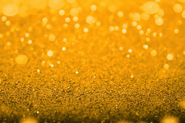 Gold diamond shiny glitter abstract bokeh for christmas background - Foto, immagini