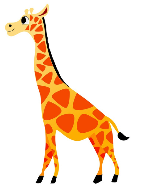 Giraffe - Διάνυσμα, εικόνα