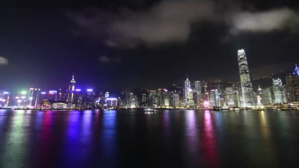 Lazer ışık gösterisi Hong Kong - Video, Çekim