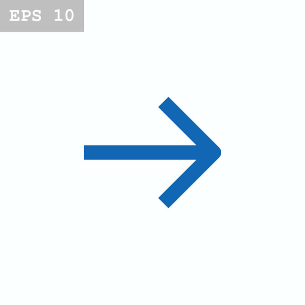 arrow flat style icon - Vector, afbeelding