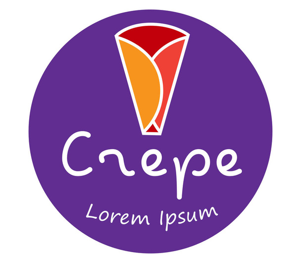 Diseño de Logo Crepe
 - Vector, Imagen
