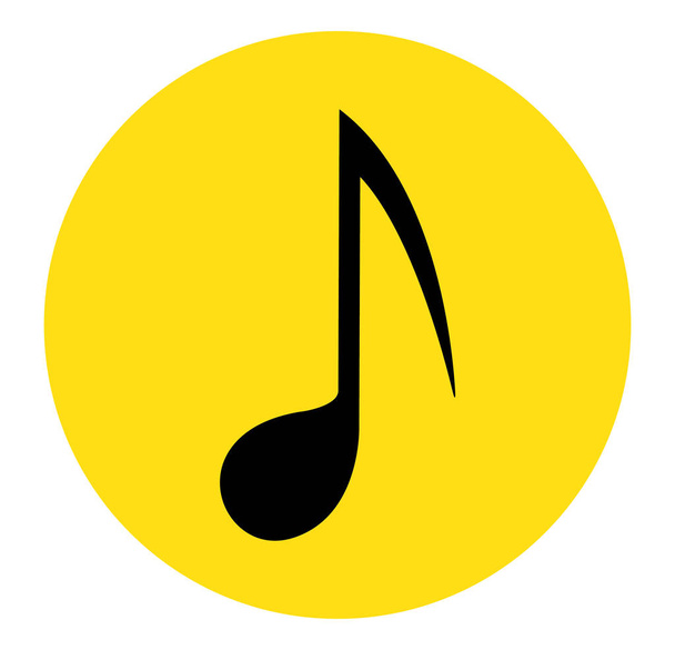 Music Note Icon - Vector, Image