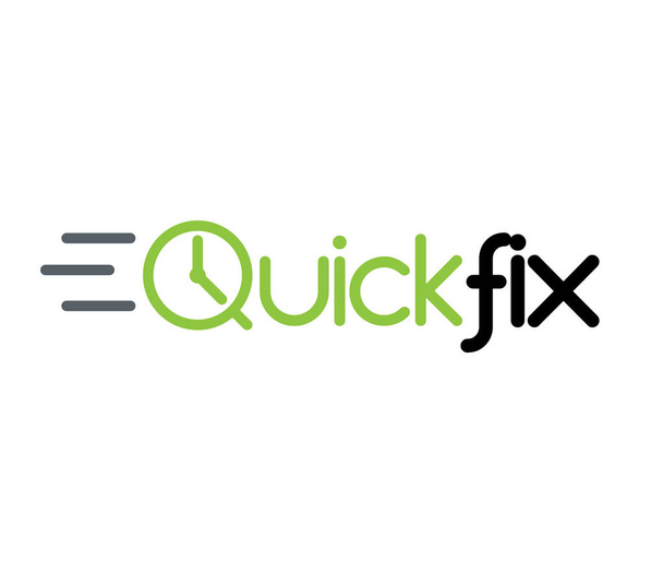 Quick Fix Logo - Wektor, obraz