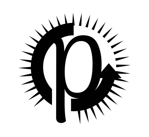 Концепція логотипу P
 - Вектор, зображення