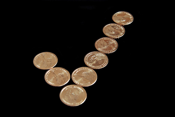 Checkmark Coins - Photo, Image
