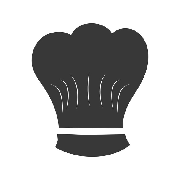 шеф-кухар капелюх уніформа ізольована значок
 - Вектор, зображення